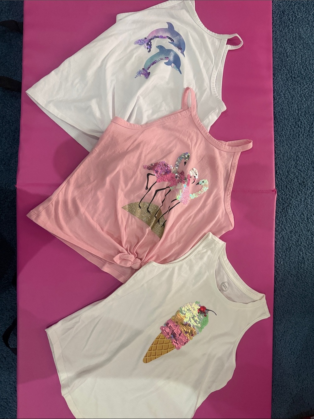 wonder nation White Girls Sleeveless Tank Top